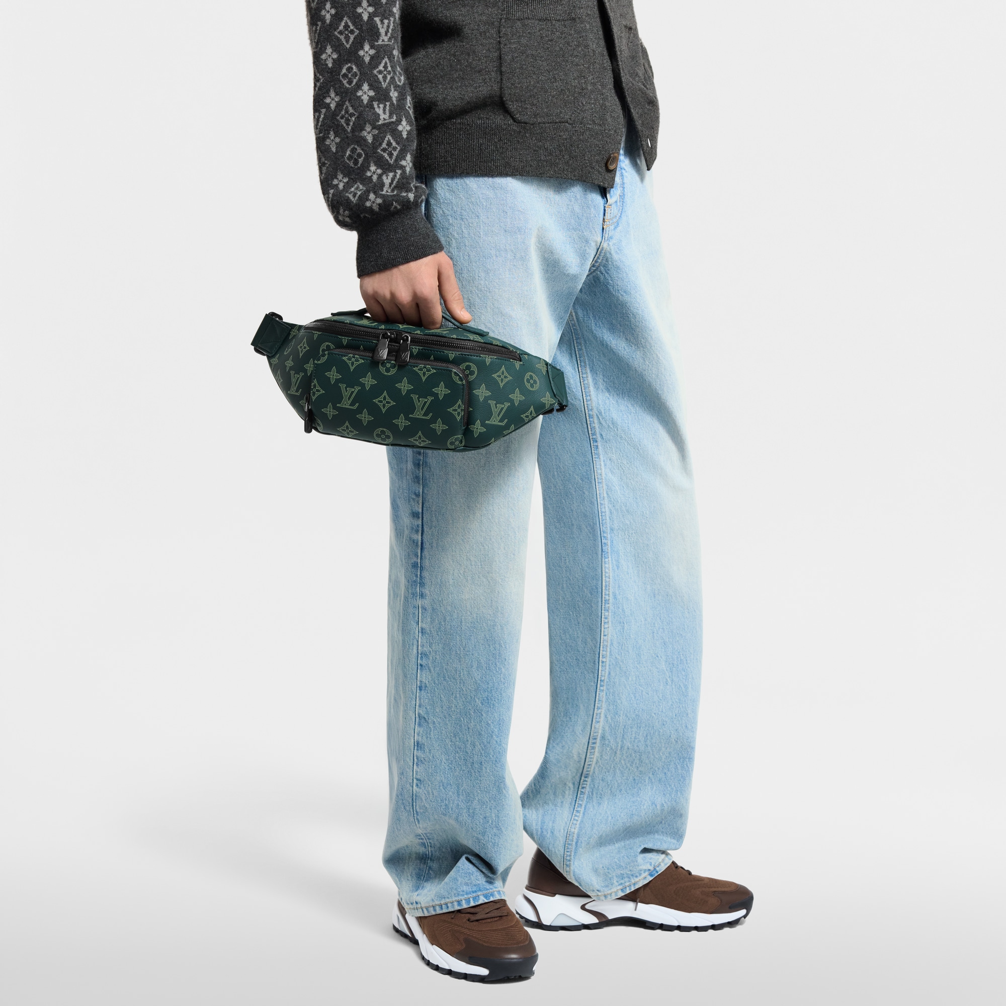 Rush Bumbag Monogram Shadow - Bags and Small Leather Goods - Men's Rush Bumbag Monogram Shadow - Bags and Small Leather Goods - Men's